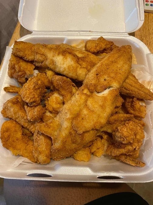 Counter menu showing combo plates and quick bites.